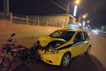 Así quedaron los vehículos ante el impacto.