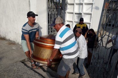 Los restos del estudiante fueron trasladados a La Barranca.