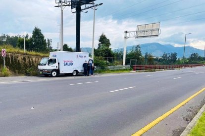 Según la policía, la unidad móvil del Municipio estaba a 50 metros de la víctima.