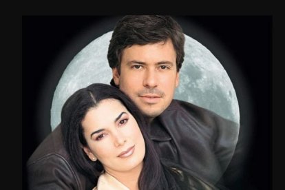 Diewgo Bertie con Ruddy Rodríguez en la telenovela Amantes de luna llena