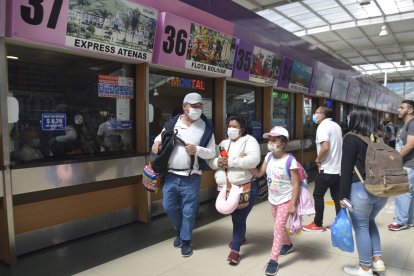 La mayor cantidad de usuarios salió desde la terminal de Quitumbe.