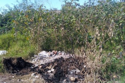En este sitio fue hallado el cadáver de la víctima.
