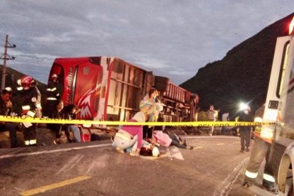 En el accidente hubo 20 heridos y nueve fallecidos.