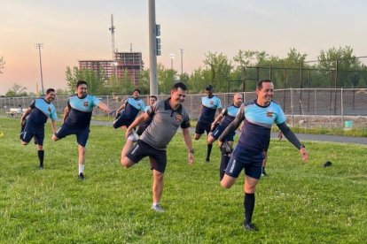 Los exárbitros ecuatorianos le dedican un par de días al trabajo físico.