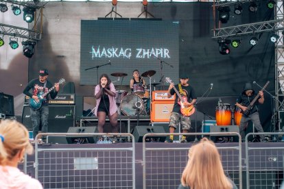 La banda Maskag Zhapir tiene seis años de trayectoria.