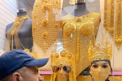 El mercado o zoco de oro en Deira, un lugar que se debe visitar si o si.