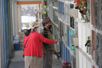 Manuel Paredes fue a revisar que todo estuviera en orden con los suyos.