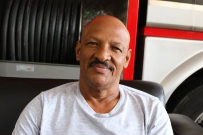 Mayor  Modesto Palomino, subinspector del Cuerpo de Bomberos de Quinindé.