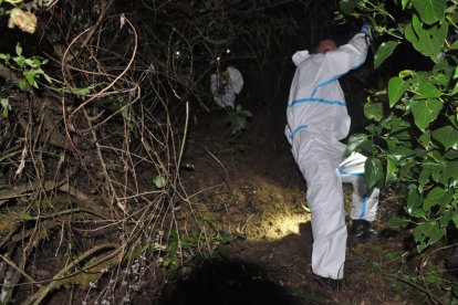 Los restos estaban en el fondo de una quebrada, según Fiscalía.
