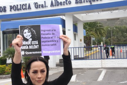 La desaparición de Bernal ocurrió dentro de la Escuela Superior de Policía.