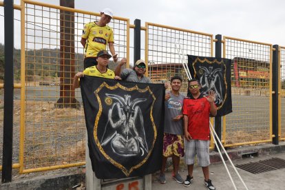 Hinchada de Barcelona.