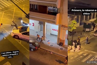 Capturas de pantalla de lo sucedido.