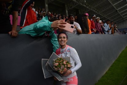 Fernanda Vásconez deja las canchas como campeona de la Superliga femenina.