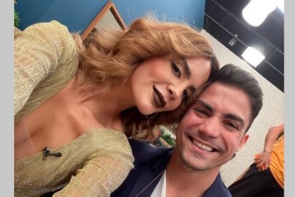 Mare Cevallos y Andrés Salvatierra en El poder del amor, donde iniciaron su relación