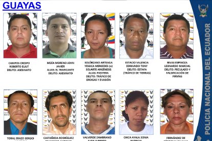Consta en la lista de los más buscados por la Policía.