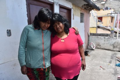 Madre e hija no tienen trabajo y sobreviven en condiciones precarias.