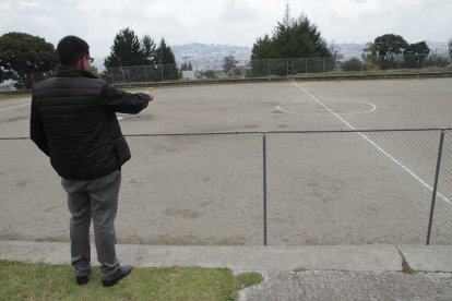 En esta cancha fue donde cayó el rayo que mató al defensa.