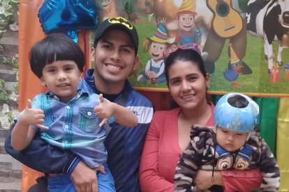 El pasado 7 de septiembre Keyner cumplió un año de vida y su familia lo celebró con ganas.