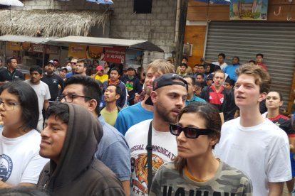 Turistas y comuneros se mostraron sorprendidos.