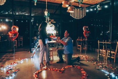 Roger armó un viaje romántico a Azuay para pedirle su mano, en febrero de este año.