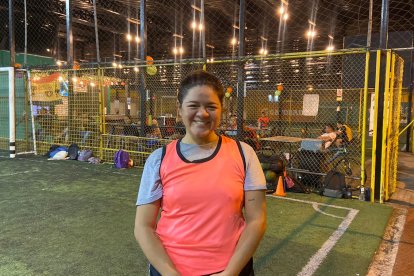 Valeria Rodríguez estudió Turismo y entrena hace cuatro meses