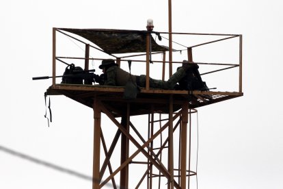 En el sitio hubo despliegue de francotiradores.