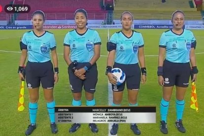 Mónica participó en la Copa Libertadores Femenina