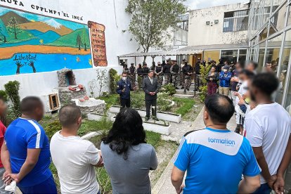 El nuevo director, Santiago Loza, tuvo una charla con representantes de los privados de libertad.
