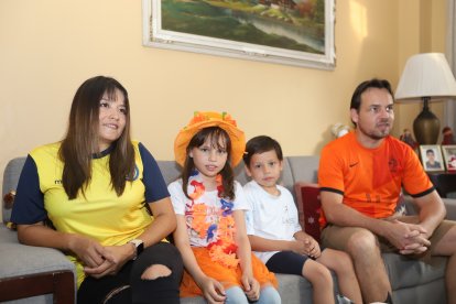 La familia es muy unida. Disfrutarán del cotejo.