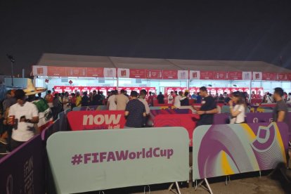 En los famosos fan fest la biela cuesta lo mismo: 15 'latitas'.