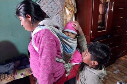 María Lanchimba se convirtió en la segunda mamá de la bebé.