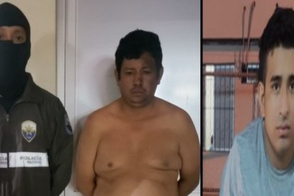 Los detenidos son Édisson Montalván, de 41 años y Kevin Macías, de 22.