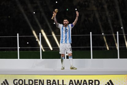 Lionel Messi fue elegido como el mejor jugador del Mundial de Catar 2022.