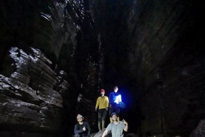 En octubre pasado, el guayaquileño Álvaro Cantos recorrió por dos días la misteriosa Cueva de los Tayos.
