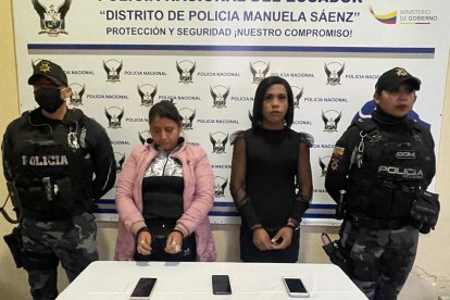 Las detenidas son investigadas por la Fiscalía por el delito de robo.