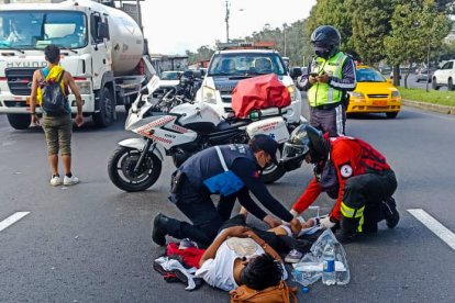Accidente registrado en uno de los puntos conflictivos. Hubo tres heridos.