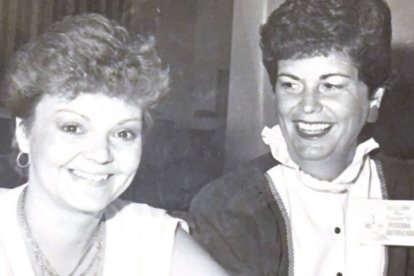 Diana Saporiti publicó esta foto junto a Mariaca Valdez, para saludarla en su cumpleaños