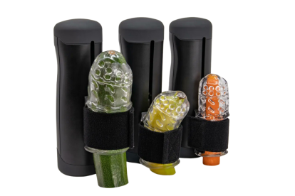 The Handy es un masturbador masculino que se puede usar a distancia.