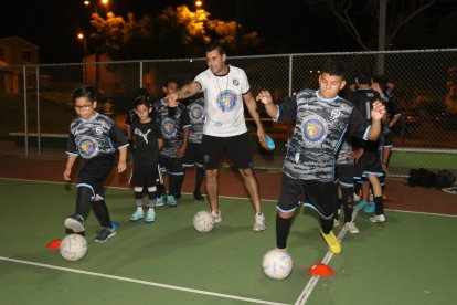 A Caballero le gusta trabajar en formativas, pero no descarta volver a un equipo profesional.