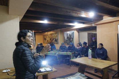 Los guardapáramos recibieron un taller de fotografía porque también son fotógrafos de la naturaleza.