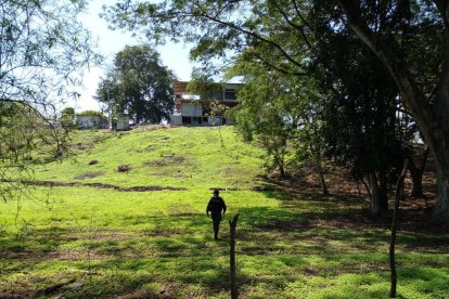 El predio en el cual residía Carlos Kada y donde lo asesinaron.