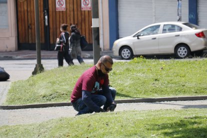 El lugar fue arreglado tras el desalojo de personas en situación de calle que dormían allí.