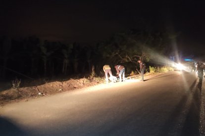 La policía cree que lo torturaron a la víctimas para sacarle alguna información.