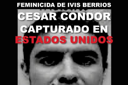 César Leopoldo 
Cóndor Vaca, esposo 
de la víctima, habría hecho pasar su muerte como suicidio. Es investigado por femicidio.