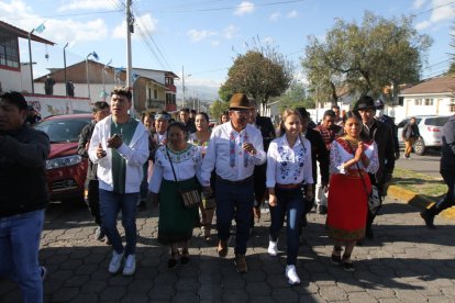 Guillermo Churuchumbi ejerció su derecho la voto.