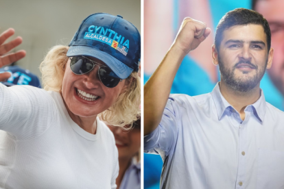 Cynthia Viteri y Aquiles Álvarez lideran la votación a la Alcaldía de Guayaquil, en el exit poll