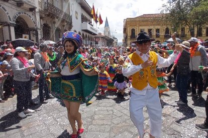 Azuay está celebrando fiestas por Carnaval.