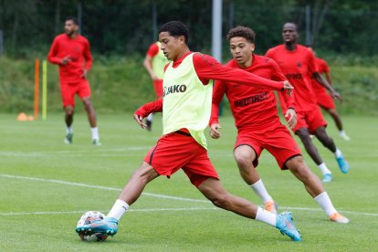 Anthony Valencia llegó en junio de 2022 al Royal Antwerp de Bélgica.