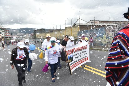 En la Mena 2 se realizó un desfile con 12 comparsas para cerrar el carnaval.