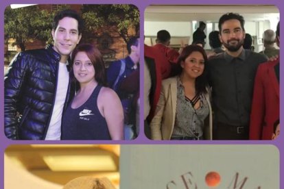 Paula Acosta con Dulce María.